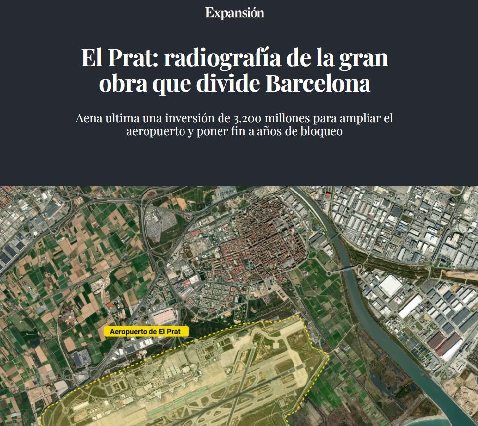 David Casals i Vila (@informatiu) on Twitter photo El Prat acaba de tancar el millor semestre de la seva història, a l'espera del projectes d'ampliació, que divideix frontalment la ciutat de Barcelona. Avui l'hem analitzat visualment amb en Javier G. Fernández a la secció 'ExpansiónLab' <a href="/expansioncom/">expansioncom</a> buff.ly/SAgGhmh El Prat acaba de tancar el millor semestre de la seva història, a l'espera del projectes d'ampliació, que divideix frontalment la ciutat de Barcelona. Avui l'hem analitzat visualment amb en Javier G. Fernández a la secció 'ExpansiónLab' <a href="/expansioncom/">expansioncom</a> buff.ly/SAgGhmh