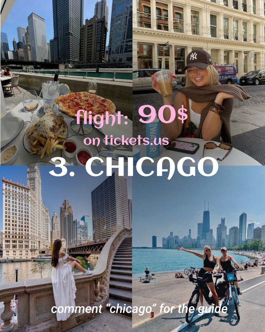 tickets_hq's tweet photo. U.S. cities just a quick flight away Sun, skylines & good eats — you in?#FlyUSA #WeekendGetaway #ticketsus https://t.co/F0Q2CmSNXh