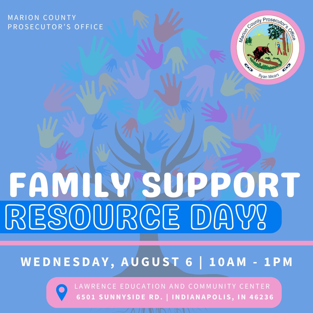 Mark your 🗓️! 

The next installment of our Family Support Resource Days is set for Wednesday, August 6 from 10 – 1 pm at the Lawrence Education and Community Center / Craig Academy.
 
This event serves as a one-stop shop for families to connect w a wealth of service providers!