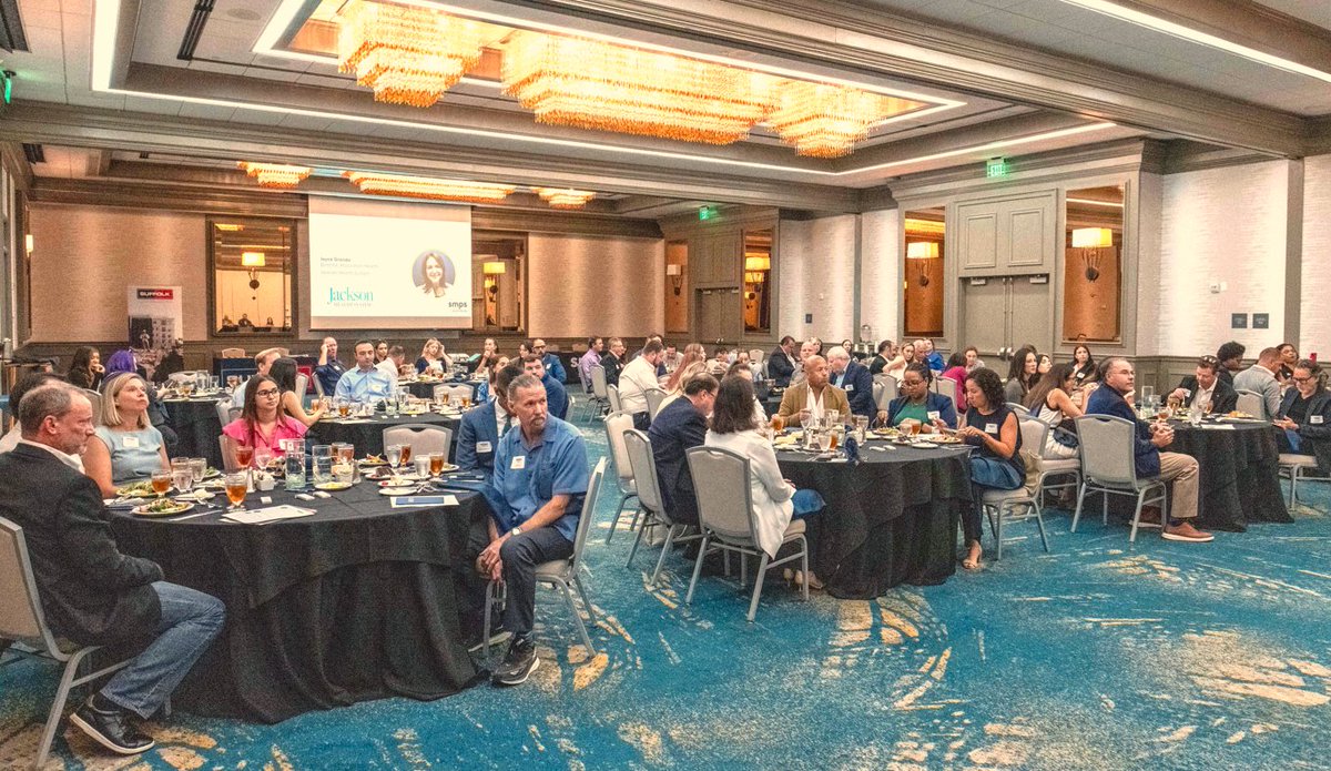 SuffolkBuilds's tweet image. Suffolk was proud to sponsor an @smpsflorida panel on driving value in the healthcare built environment. VP Mark Fulco moderated & was joined by experts from @JacksonHealth @ClevelandClinic @healthcaredist to discuss trends in the design and construction of healthcare facilities