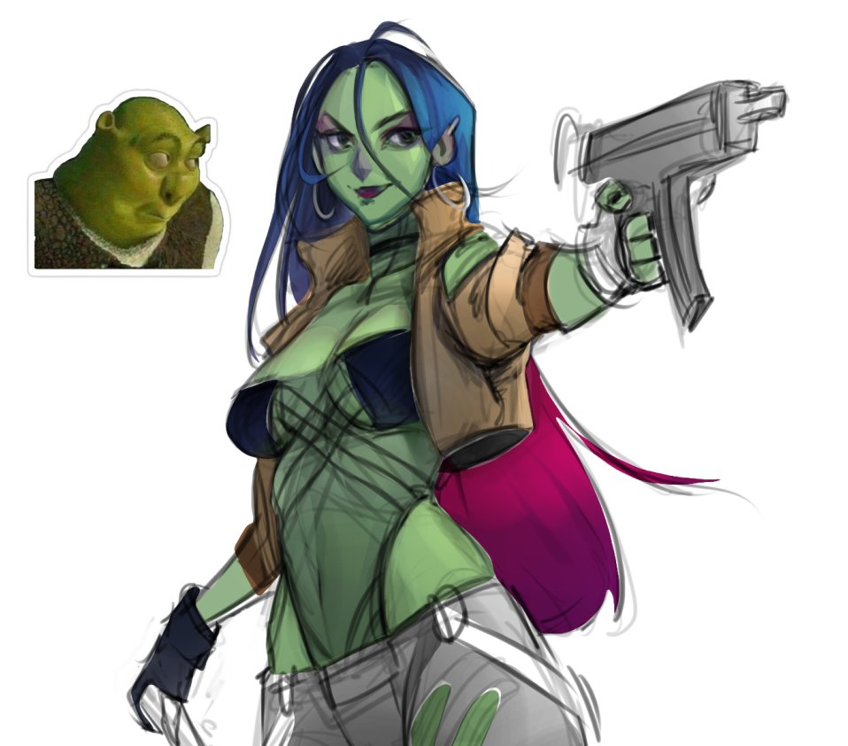 SoulDerik's tweet image. WIP - Gamora