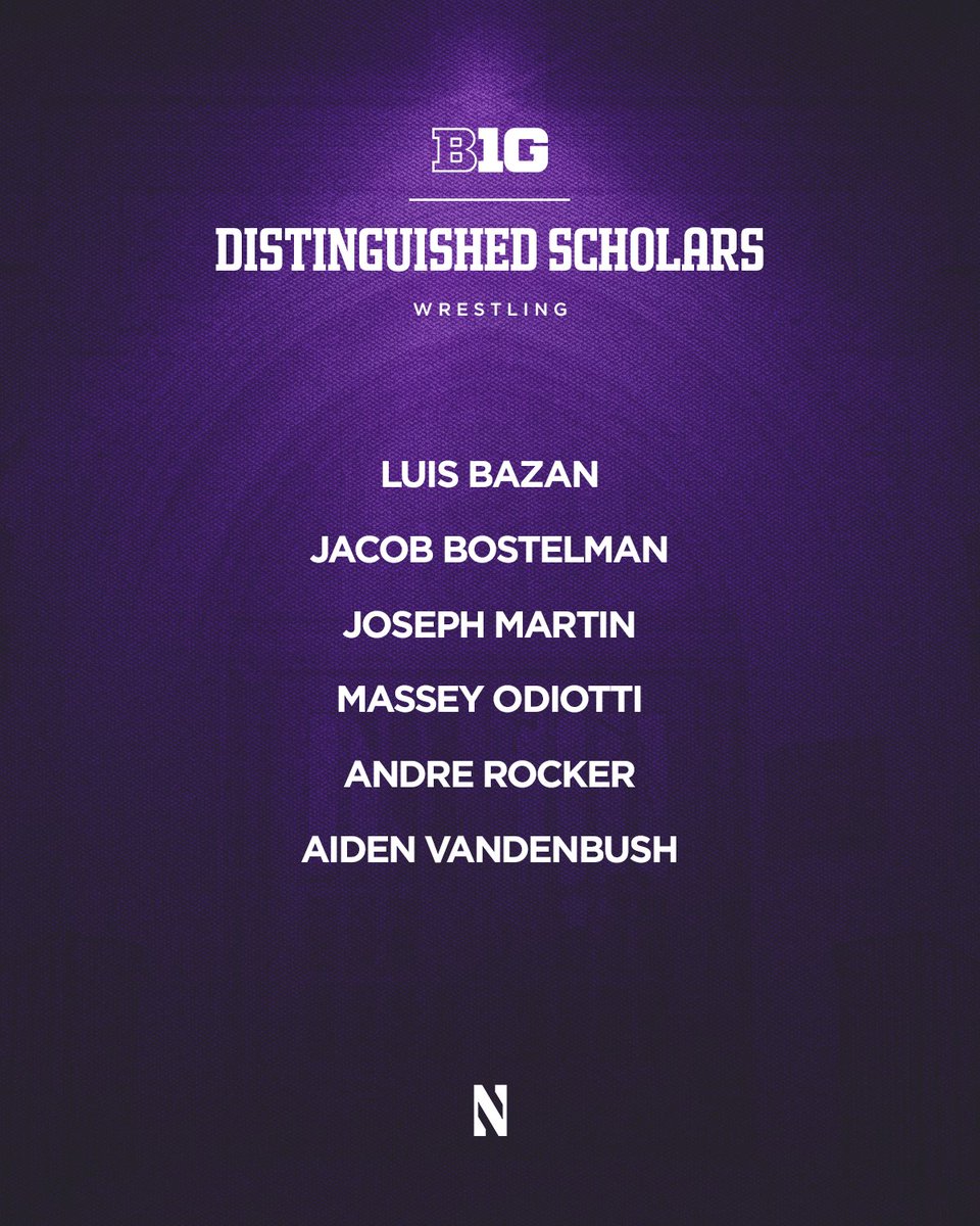 Academic Excellence 📚🥇

#GoCats | <a href="/B1GWrestling/">Big Ten Wrestling</a>