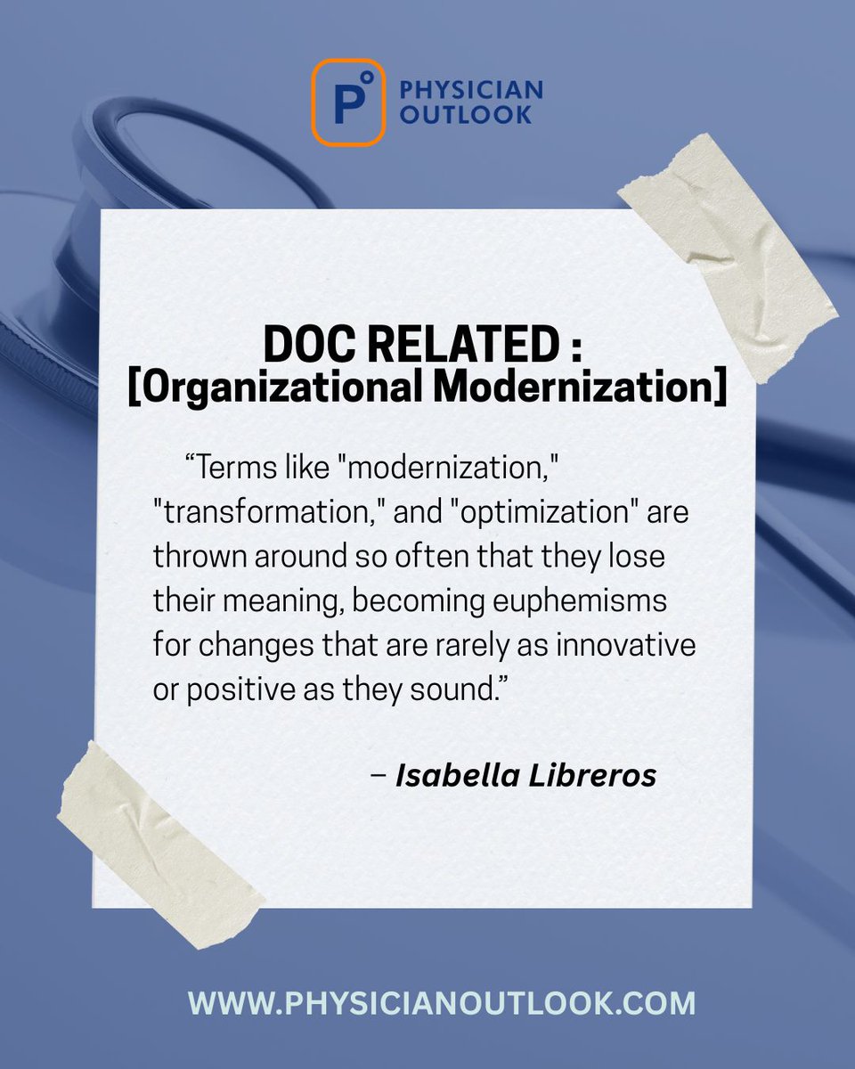 😂📋 “Organizational Modernization” — In this featured Doc-Related comic strip, Dr. Peter Valenzuela serves up a dose of humor about healthcare’s favorite oxymoron: modernization that makes everything harder.
Because nothing says “progress” like five new logins, three new