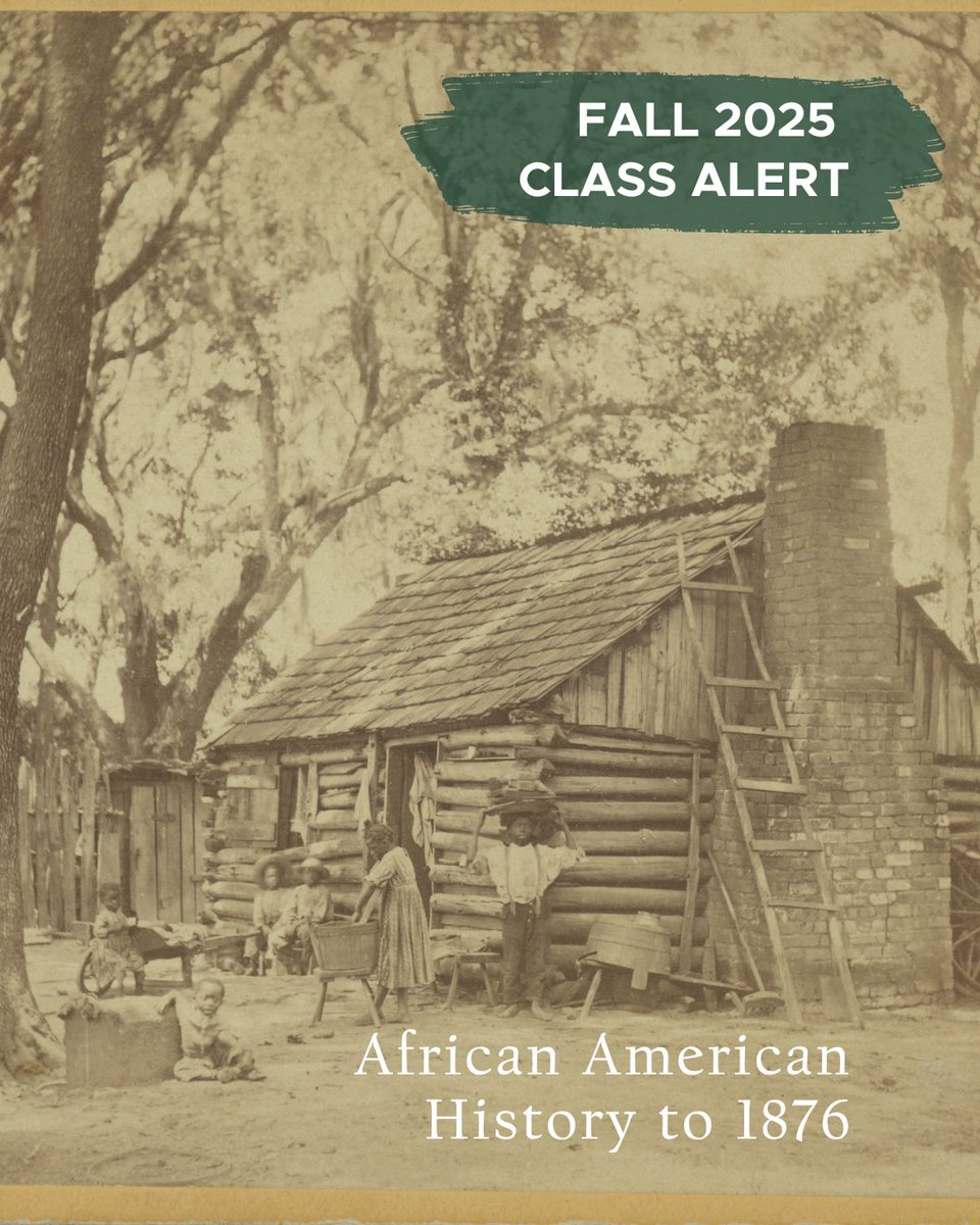 MSU_HistoryDept's tweet image. Dive into the powerful journey of African-descended people in the U.S., from precolonial west-central Africa until the end of Reconstruction. 

In HST 310: African American History to 1876, you&apos;ll challenge historical narratives and connect the past to our present.

Register now!