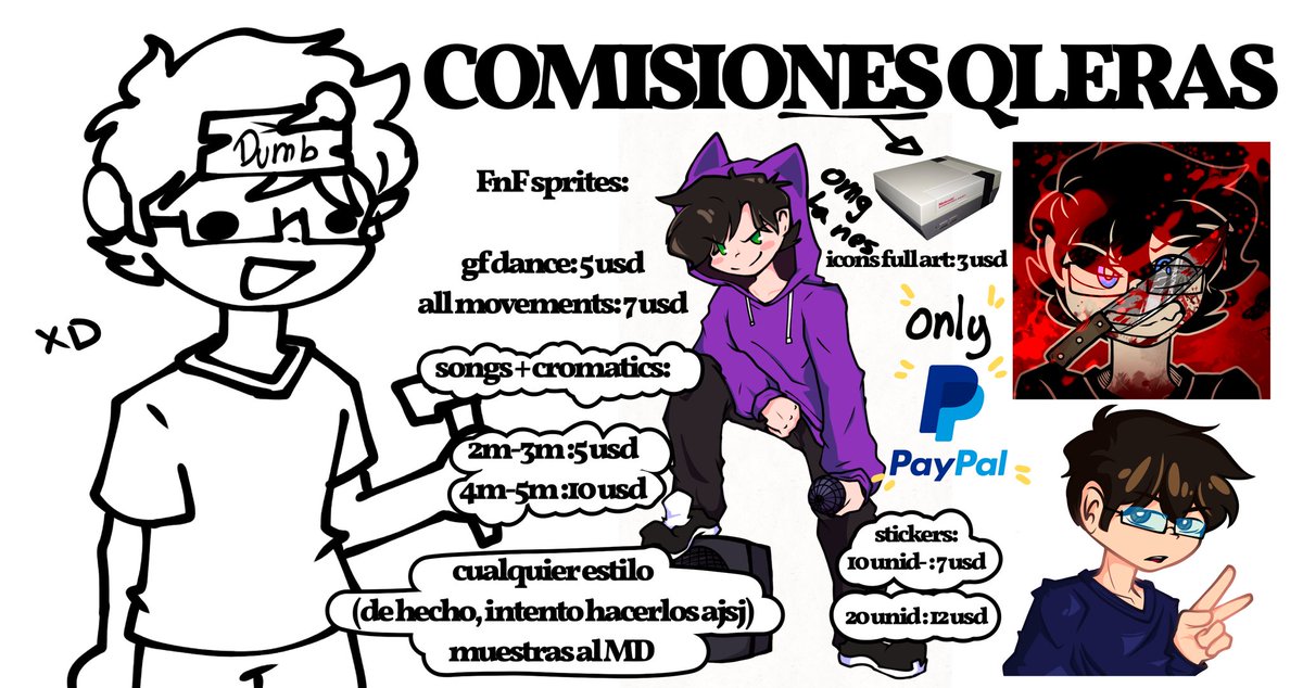 Hablo enserió ajsjs, es para ayuda personal y mejora de calidad.

Primera meta de recaudación. 50usd ✨️(tableta básica de dibujo)✨️

Si no pueden apoyarme comisionando, pueden apoyarme compartiendo sjsj thanks
#help #comission #artist #art