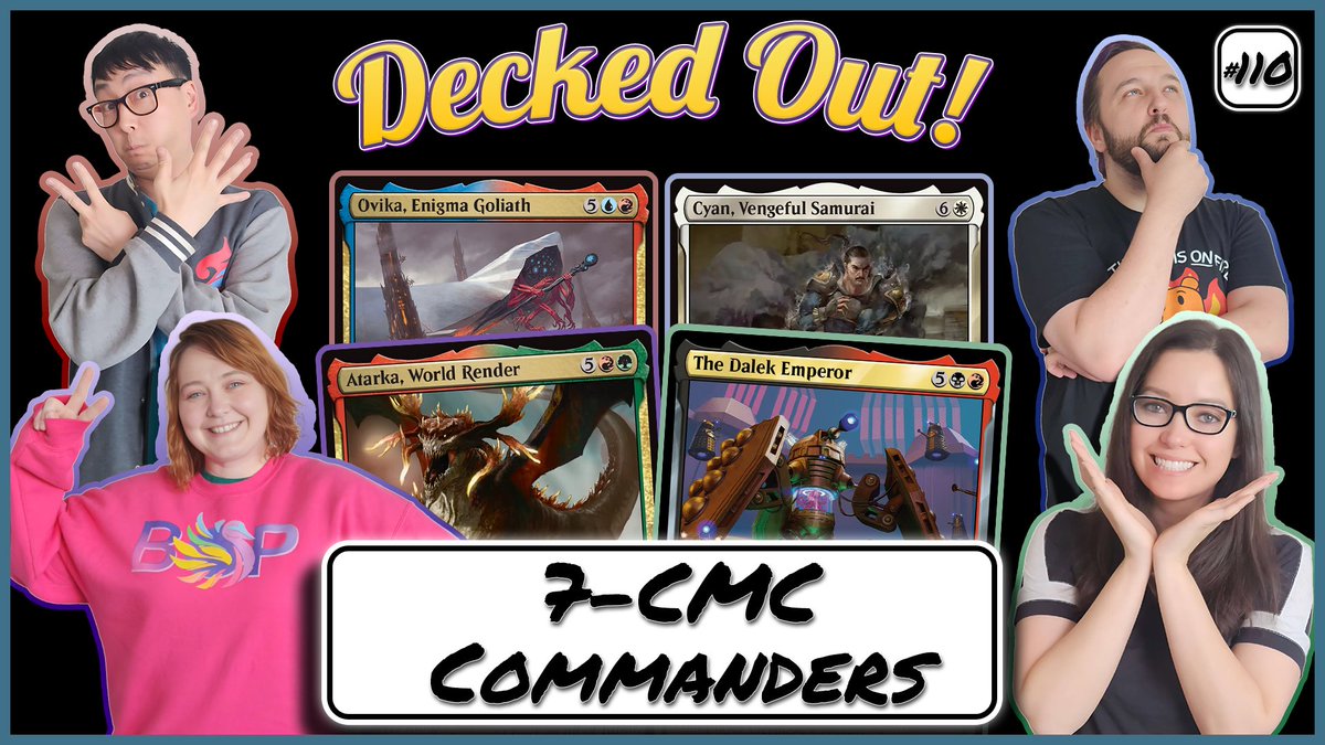 Decked Out Commander (@deckedoutedh) on Twitter photo New Episode!🥳
It's July! That means we are playing all 7-CMC Commanders today.
Special Guest: <a href="/Magic_Mishamigo/">Magic Mishamigo</a>
➡️youtu.be/c0Ek6kQ4HUE New Episode!🥳
It's July! That means we are playing all 7-CMC Commanders today.
Special Guest: <a href="/Magic_Mishamigo/">Magic Mishamigo</a>
➡️youtu.be/c0Ek6kQ4HUE