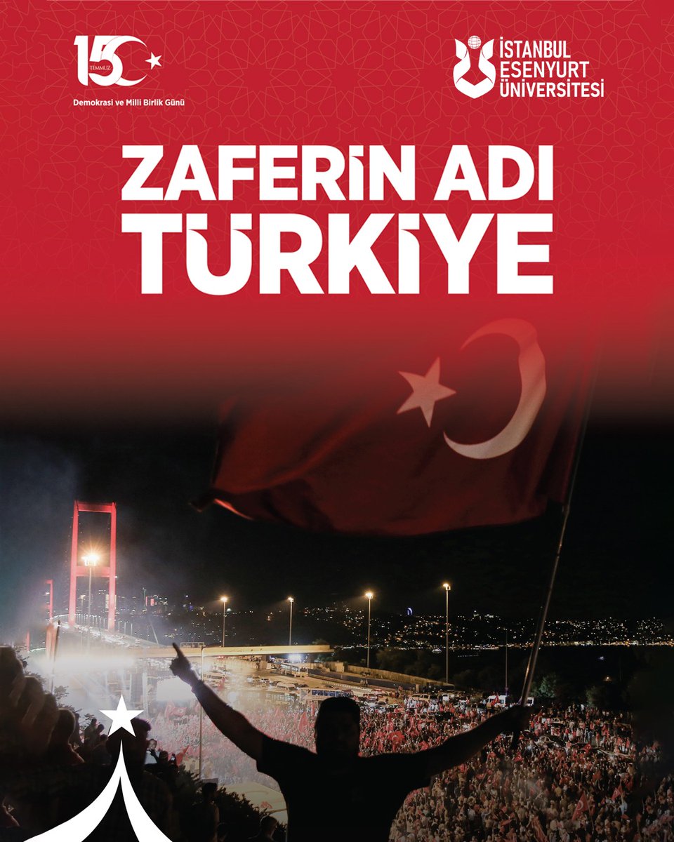 15 Temmuz Demokrasi ve Milli Birlik Günü Mesajı

Ülkemiz tarihinde derin izler bırakan, milletimize büyük acılar yaşatan 15 Temmuz hain darbe girişiminin yıl dönümünde, aziz şehitlerimizi rahmetle, kahraman gazilerimizi minnetle anıyoruz. O karanlık gecede canını hiçe sayarak