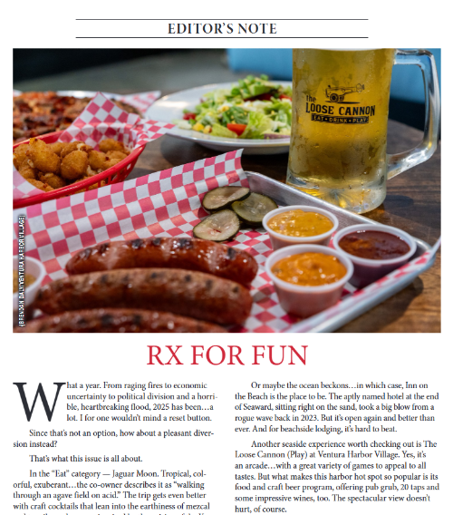 Ventura Harbor (@venturaharbor) on Twitter photo Thanks for The Loose Cannon shout out in your latest issue <a href="/ventanamonthly/">Ventana Monthly</a>!
"Yes, it’s an arcade with a great variety of games...offering pub grub, 20 taps & some impressive wines, too. The spectacular view doesn’t hurt, of course."
Article on page 6👉 digitaledition.ventanamonthly.com/html5/reader/p… Thanks for The Loose Cannon shout out in your latest issue <a href="/ventanamonthly/">Ventana Monthly</a>!
"Yes, it’s an arcade with a great variety of games...offering pub grub, 20 taps & some impressive wines, too. The spectacular view doesn’t hurt, of course."
Article on page 6👉 digitaledition.ventanamonthly.com/html5/reader/p…