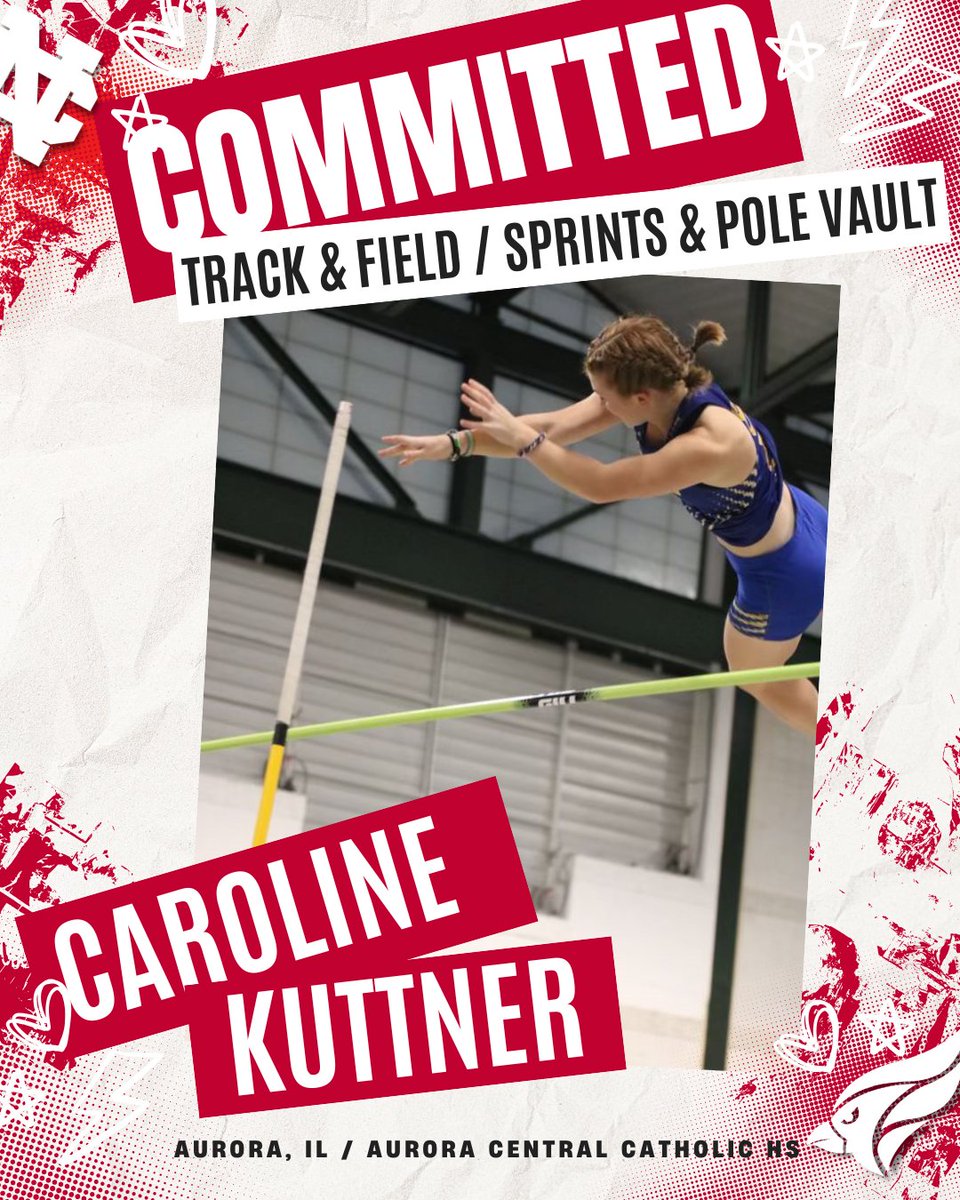 We’re excited to announce the addition of Caroline Kuttner to our Sprints and Pole Vault squads! Welcome to the Cardinal family! #LetsFly ❤️🤍