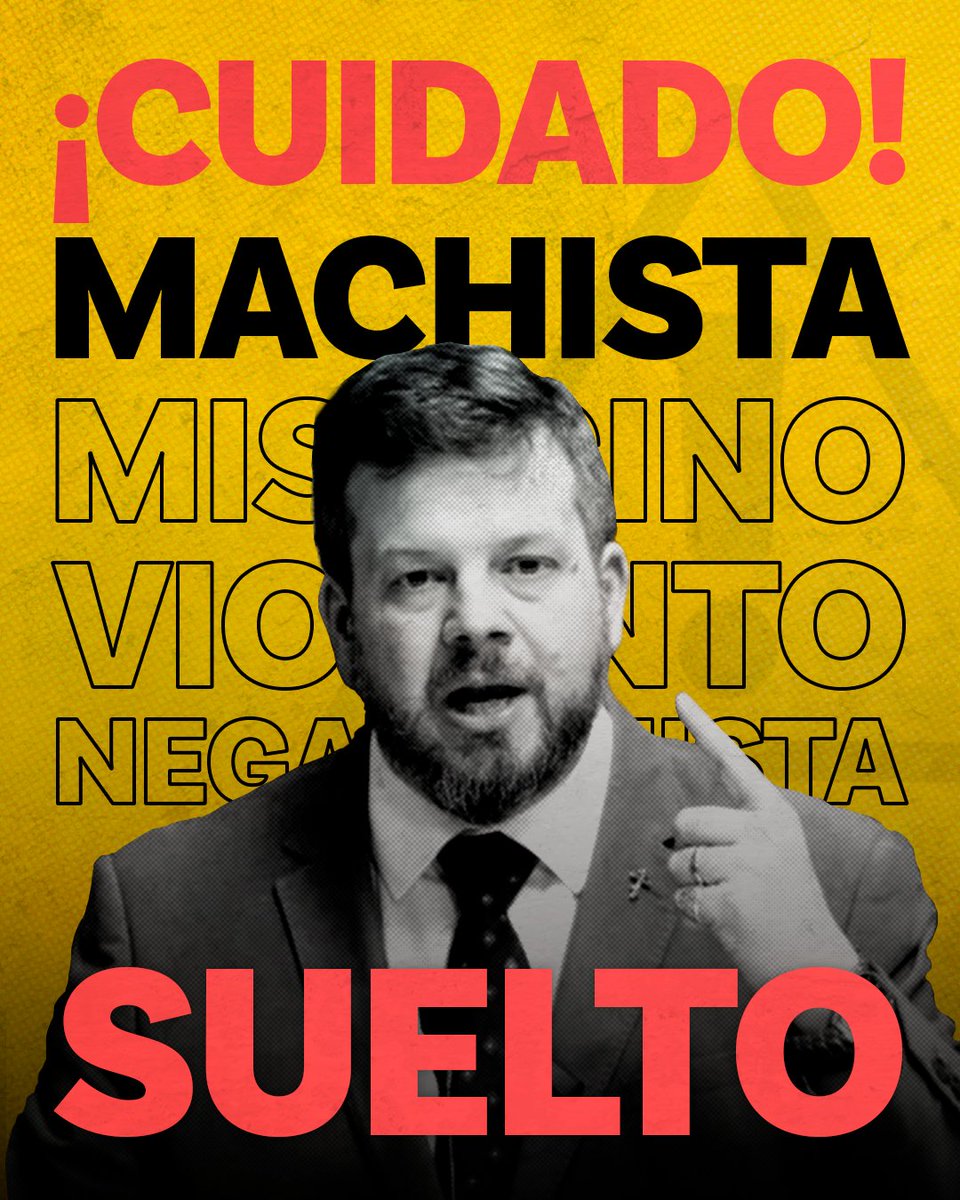 elfrente_amplio's tweet photo. Johannes Kaiser no es solo “polémico”: es machista, antidemocrático y violento.
Cada vez que insulta a ministras, expresidentas y candidatas no es solo una estrategia electoral: es una forma peligrosa de hacer política.
Sus ataques no son ideas, son violencia disfrazada de show.
Y en una democracia, eso no se puede normalizar.

Chile merece respeto, dignidad y propuestas reales. #CuidadoConLaDerecha ⚠️