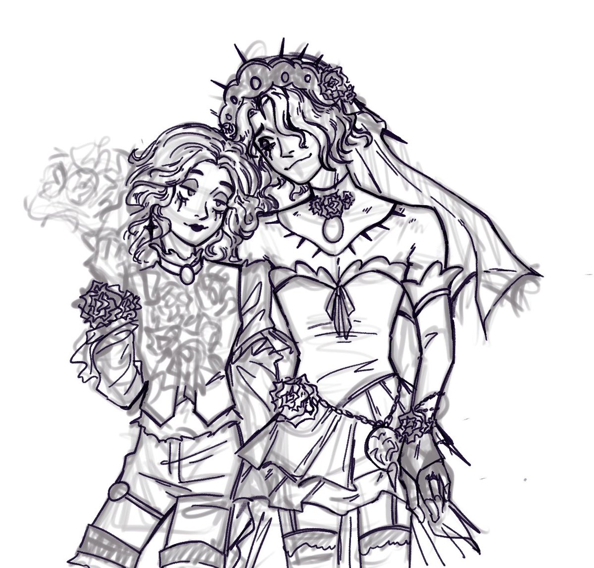 Bugzbone's tweet image. for the people on strawpage who asked for adamil, some old doodles from when i was obsessed with them