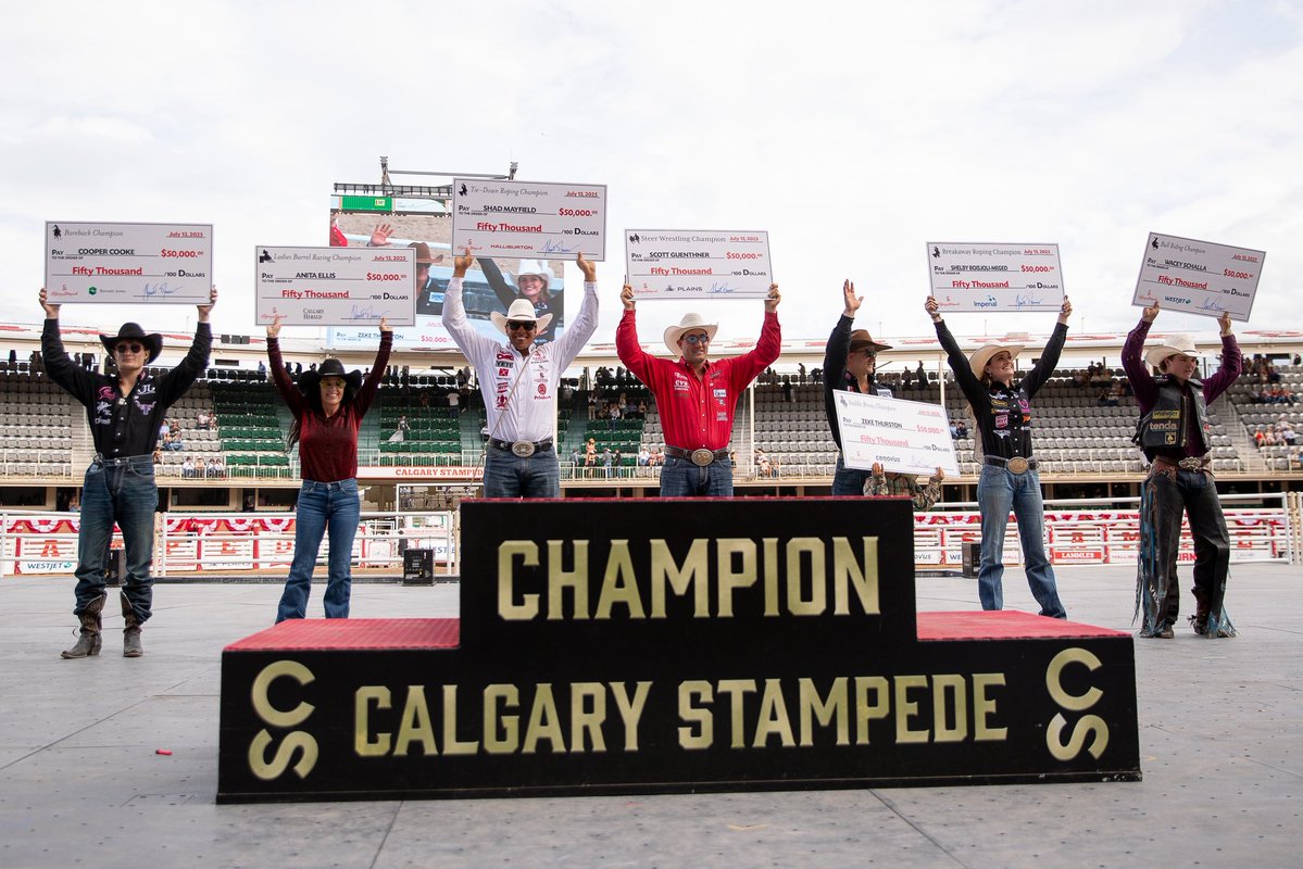 CS Rodeo (@cs_rodeo) on Twitter photo That’s a wrap on the 2025 <a href="/calgarystampede/">Calgary Stampede</a> Rodeo! From record runs to show-stopping rides, this year’s champs gave it everything they had. Congrats to all the cowboys and cowgirls who brought the heat to Championship Sunday. ‘Til next time, Calgary. That’s a wrap on the 2025 <a href="/calgarystampede/">Calgary Stampede</a> Rodeo! From record runs to show-stopping rides, this year’s champs gave it everything they had. Congrats to all the cowboys and cowgirls who brought the heat to Championship Sunday. ‘Til next time, Calgary.