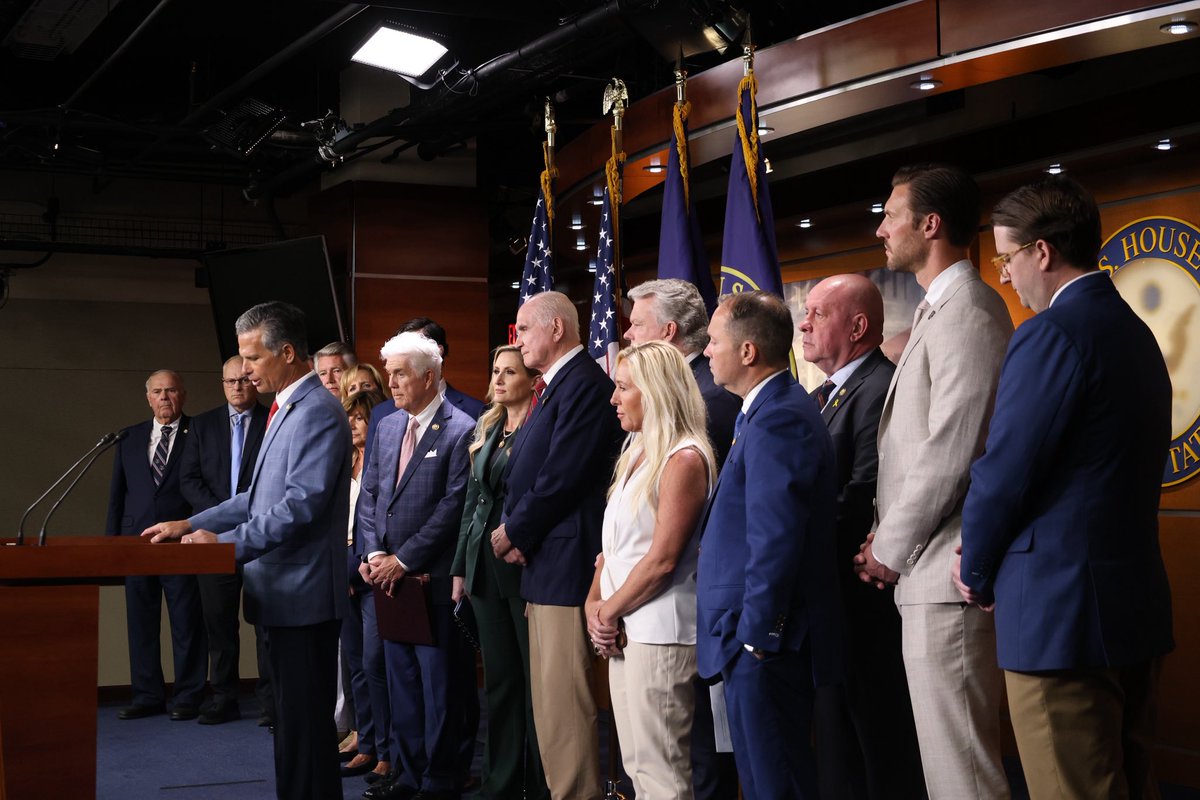 One year ago, a bullet nearly changed the course of American history.

Today, I joined my <a href="/RepublicanStudy/">RSC</a> colleagues to mark the anniversary of the attempted assassination of <a href="/POTUS/">President Donald J. Trump</a>. 

We won’t tolerate political violence in America. Not now, not ever.