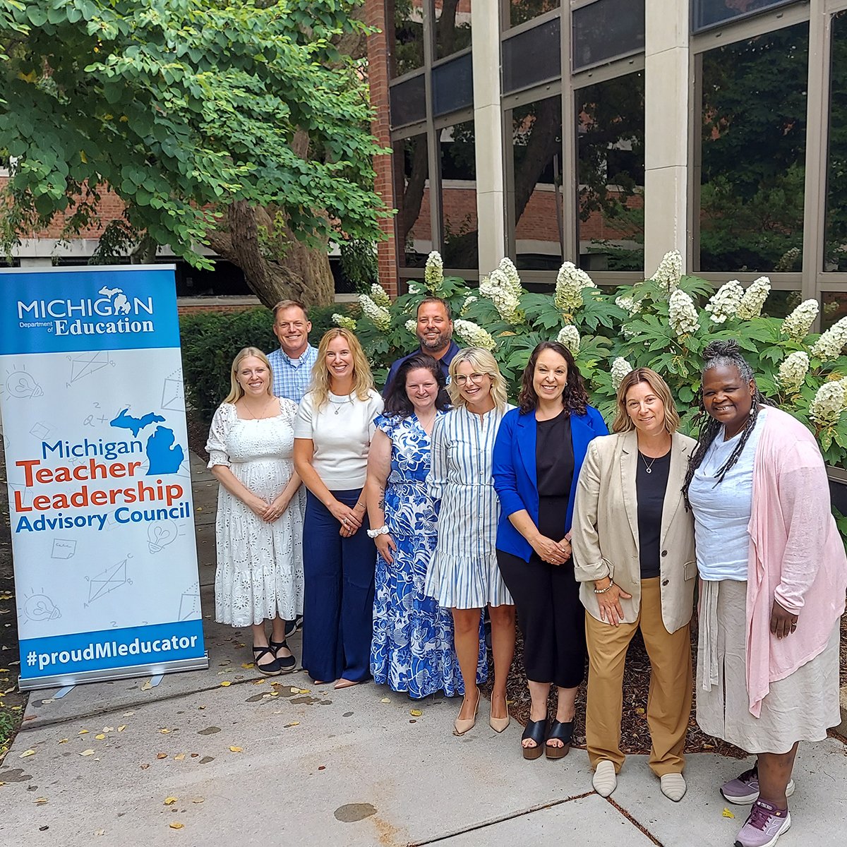 The Michigan Teacher Leadership Advisory Council (MTLAC) is made up of ten Regional Teachers of the Year, including the Teacher of the Year. The 2025-2026 MTLAC cohort met last Friday to begin work on this year’s collective project that will address a pressing educational issue.