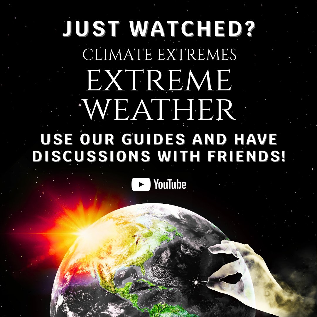 climatextremes's tweet image. Watch Climate Extremes: Extreme Weather to learn about the relationship between climate change and extreme weather events from leading scientists! Visit our website to access guides for facilitating discussions! Share & deepen your learning: climate-extremes.com/guides
Watch:…