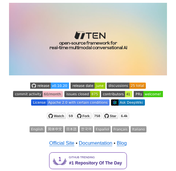 tom_doerr's tweet photo. build real-time voice and vision AI agents https://t.co/Pji8LykVh0