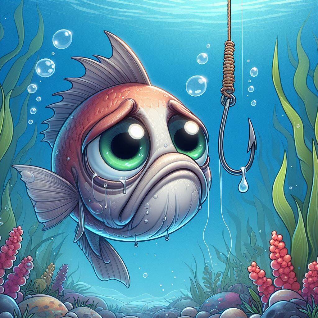 Some days… 
#fishingtrip 
#fish 
#hook