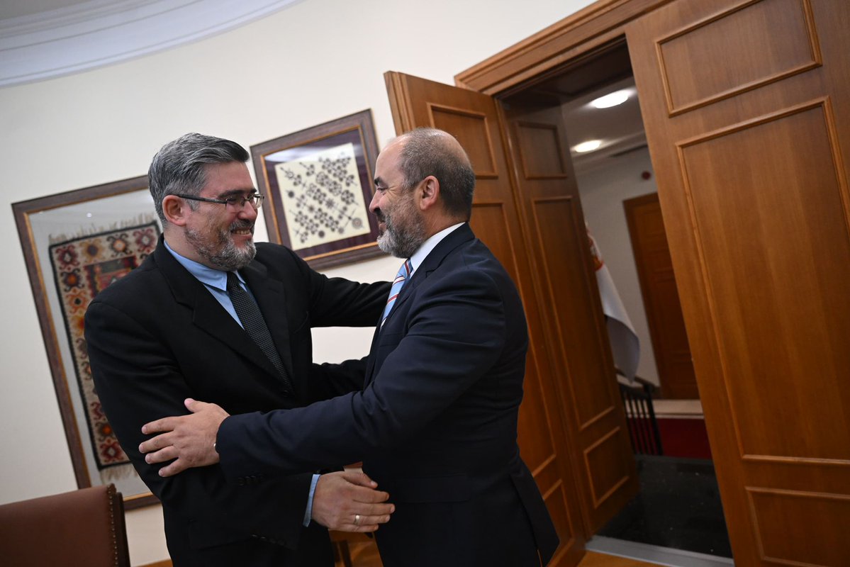 nstarovic's tweet image. Had a heartfelt catch-up with my good friend @Photiou_A, Cyprus Ambassador @cyprus_serbia. Excited for Cyprus’ EU presidency in early 2026 and already planning ahead! 🇷🇸🇨🇾 #SerbiaToEU
