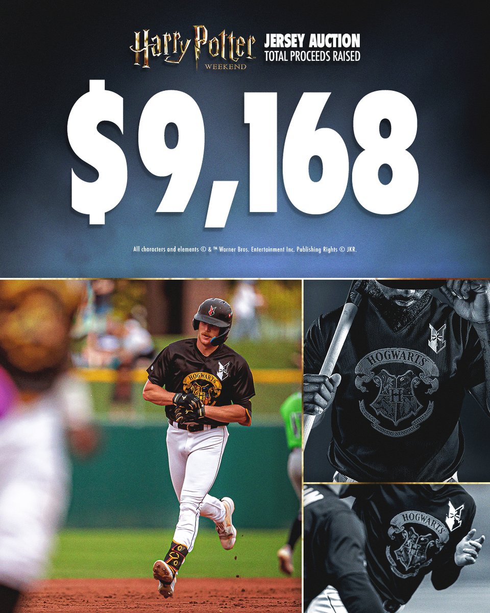 “You will also find that help will always be given at Hogwarts to those who ask for it.”

Our Harry Potter jersey auction raised $9,168. ❤️