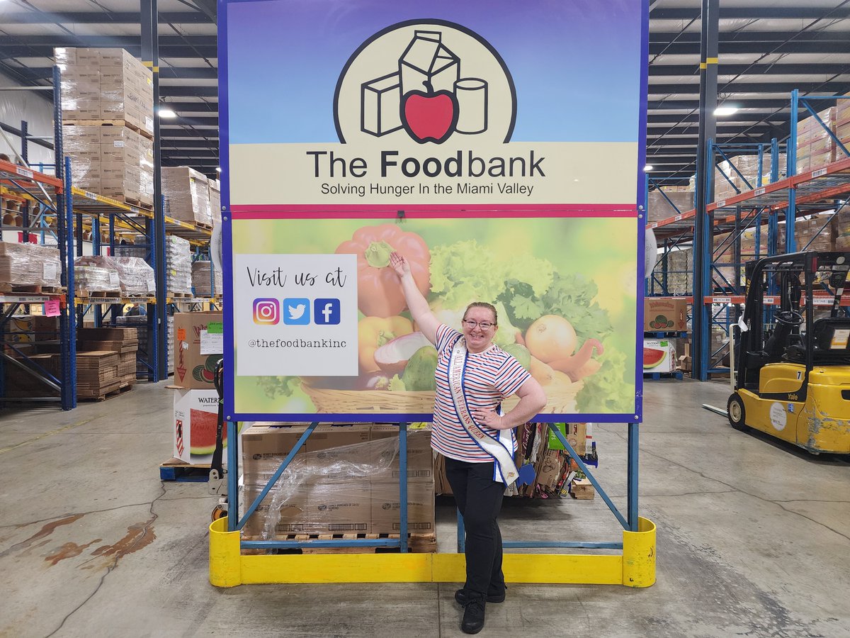 thefoodbankinc's tweet image. We were honored to welcome the 2024 All American Veteran Queen, Angel Rios 👑, to our warehouse! From Miamisburg to making a national impact—thank you for including The Foodbank in your community service journey! 
@AllAmericanPageants #VeteranQueen #Dayton