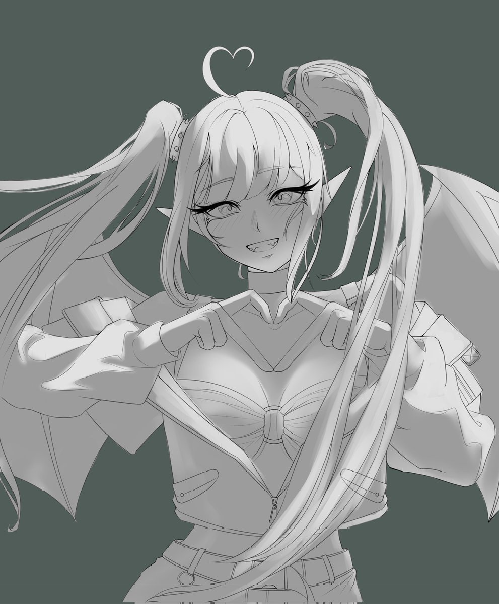 deimint_'s tweet image. Commission Progress :3
**The lighting is just a trial**
Alsooo, are you doing the lineart or no? What's your art process, I wanna know^^
I usually do the lineart, and you know how much time is wasted on lineart xD
#art #artmoots #artshare #digitalart #commission