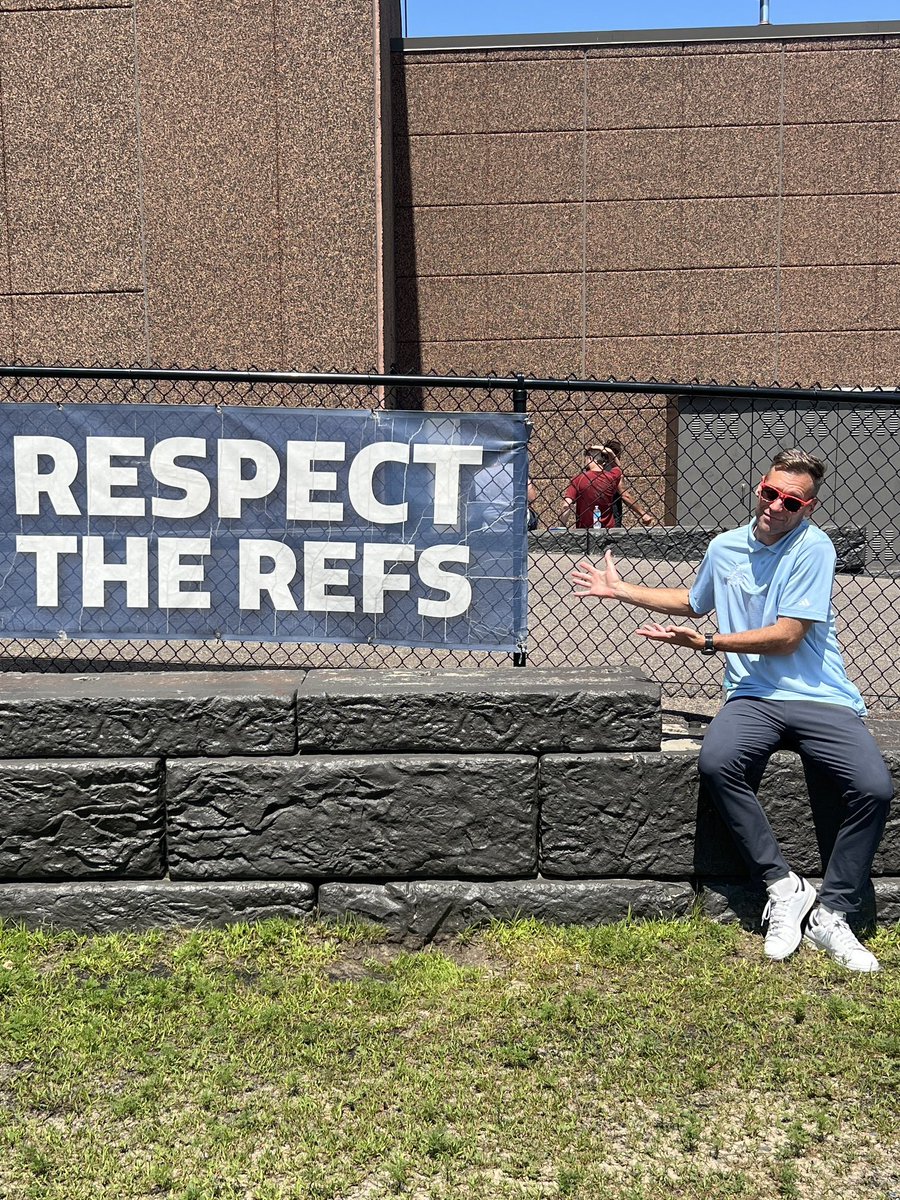 I’m 100% all-in on this messaging!

Except for the ref who went out of his way to give me two yellow cards in the first 15 minutes of what turned out to be my last National Team game. 

F that guy! 😂