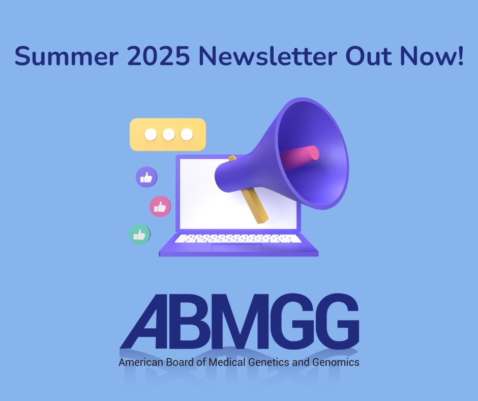 TheABMGG's tweet image. Be sure to check your inbox for our Summer 2025 newsletter. Read the latest on ACGME combined programs, diplomate highlights and more! 📰