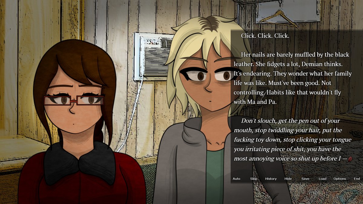 Entertainment Factor (@the_ent_factor) on Twitter photo The slow-burn psychological horror visual novel game VEINS LIKE TAPEWORMS has been released for PC. More details here:
entertainment-factor.blogspot.com/2025/07/veins-ā¦
#games #videogames #gaming #pcgames #indiegames #adventure #visualnovel #veinsliketapeworms #horror #horrorgames <a href="/AwesomeTrinket/">Sara Draws Too Much (COMMISSIONS OPEN!!)</a> The slow-burn psychological horror visual novel game VEINS LIKE TAPEWORMS has been released for PC. More details here:
entertainment-factor.blogspot.com/2025/07/veins-ā¦
#games #videogames #gaming #pcgames #indiegames #adventure #visualnovel #veinsliketapeworms #horror #horrorgames <a href="/AwesomeTrinket/">Sara Draws Too Much (COMMISSIONS OPEN!!)</a>