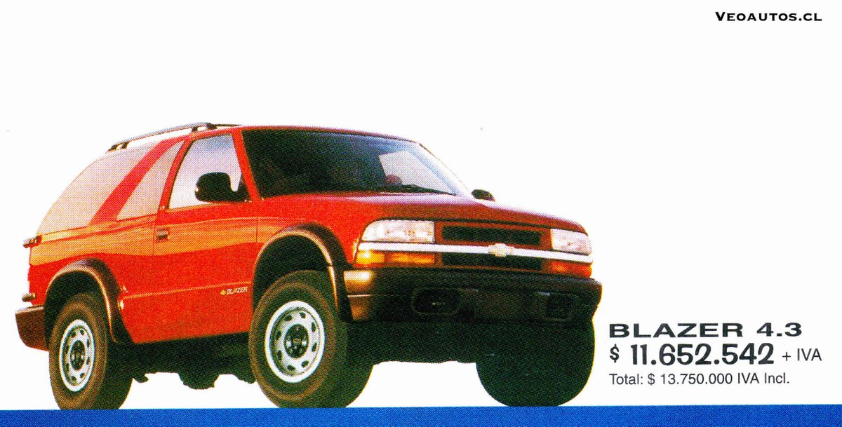 VeoAutos's tweet image. Chevrolet Parte Gama 4x4 Concesionario Coseche Octubre 1998. 

+ info facebook.com/photo?fbid=131…

#silverado #s10extendedcab #astrovan #blazer @chevrolet @RiveraNotario @ChevroletCL @coseche