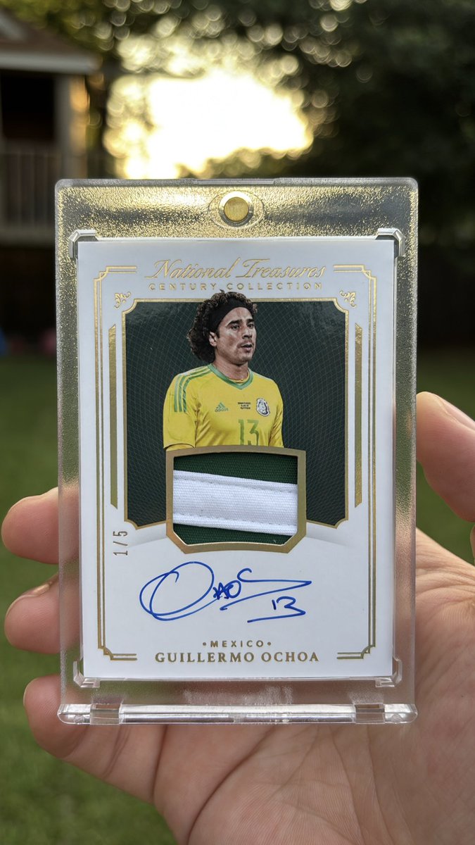 <a href="/TheRealNesquik/">NESSIE</a> <a href="/jcutlersburner/">JayCutlersBurner</a> My GK goat 🐐 🇲🇽 

Ochoa NT On Card Auto (PW Patch) /5