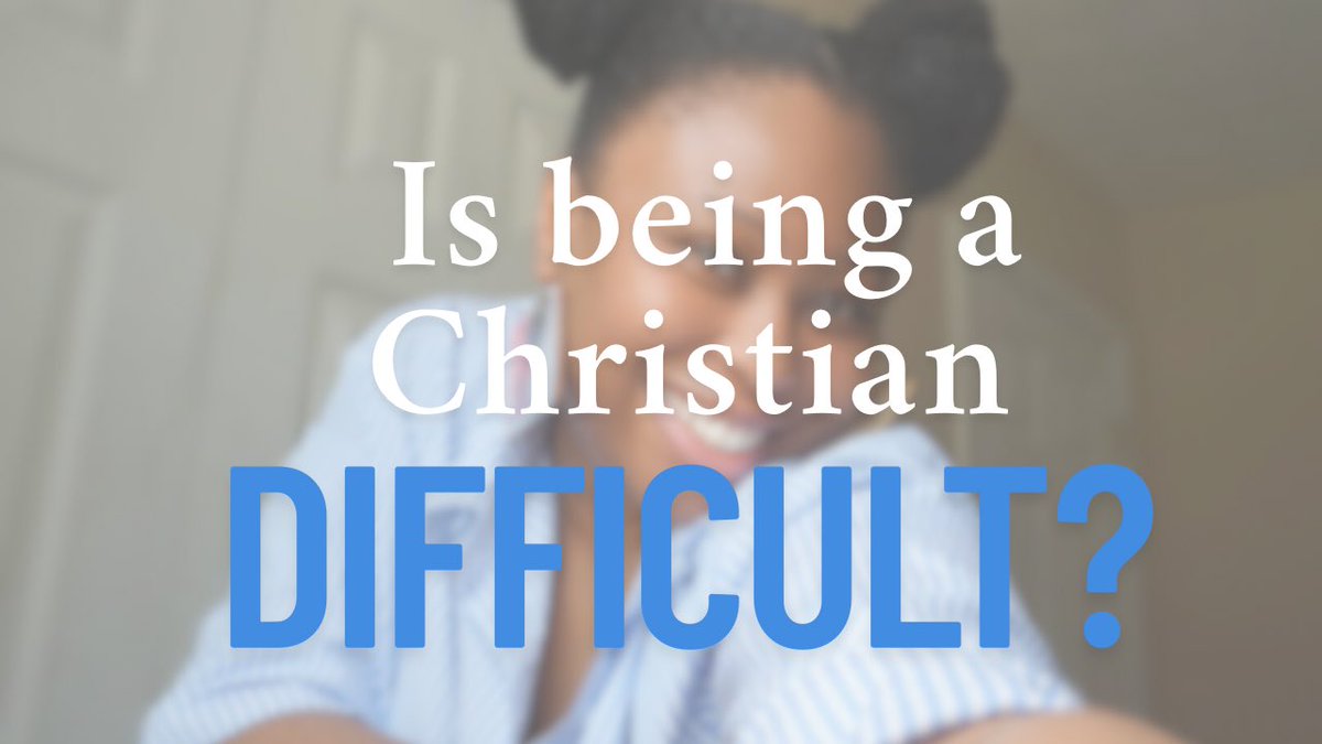 Consistency is key! I’m back with another YouTube video!!!

In this video I talk about the hardship of being a Christian. Something we don’t talk about often. For more on this content… please click on the link 🔗 ——> youtu.be/MR6cclreCUo?si… <——

Hope this blesses someone today.
