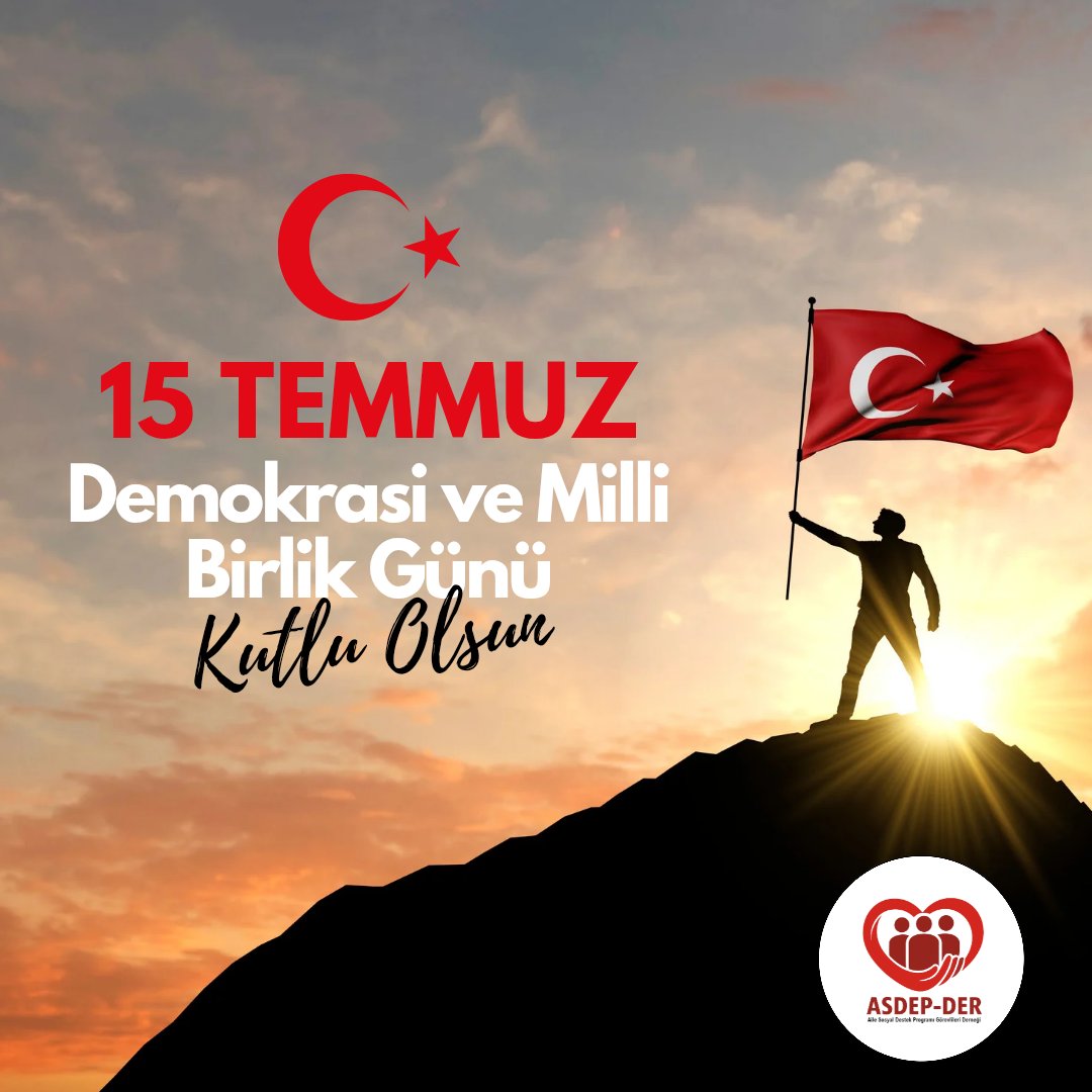 15 Temmuz'da şehitlerimizi rahmetle ve minnetle, kahraman gazilerimizi ise şükranla anıyor; milletimizin direncini ve birliktelik duygusunu her daim güçlü tutmayı diliyoruz.

@ailesosyal 
<a href="/MahinurOzdemir/">Mahinur Özdemir Göktaş</a> 

#15Temmuz 
#AileYılı
#ASDEP  
#TürkiyeYüzyılı