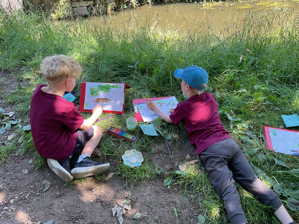 PDA_Y2's tweet image. More of our Parbold local canal paintings. #pdaart #pdajoy #pdacommunity