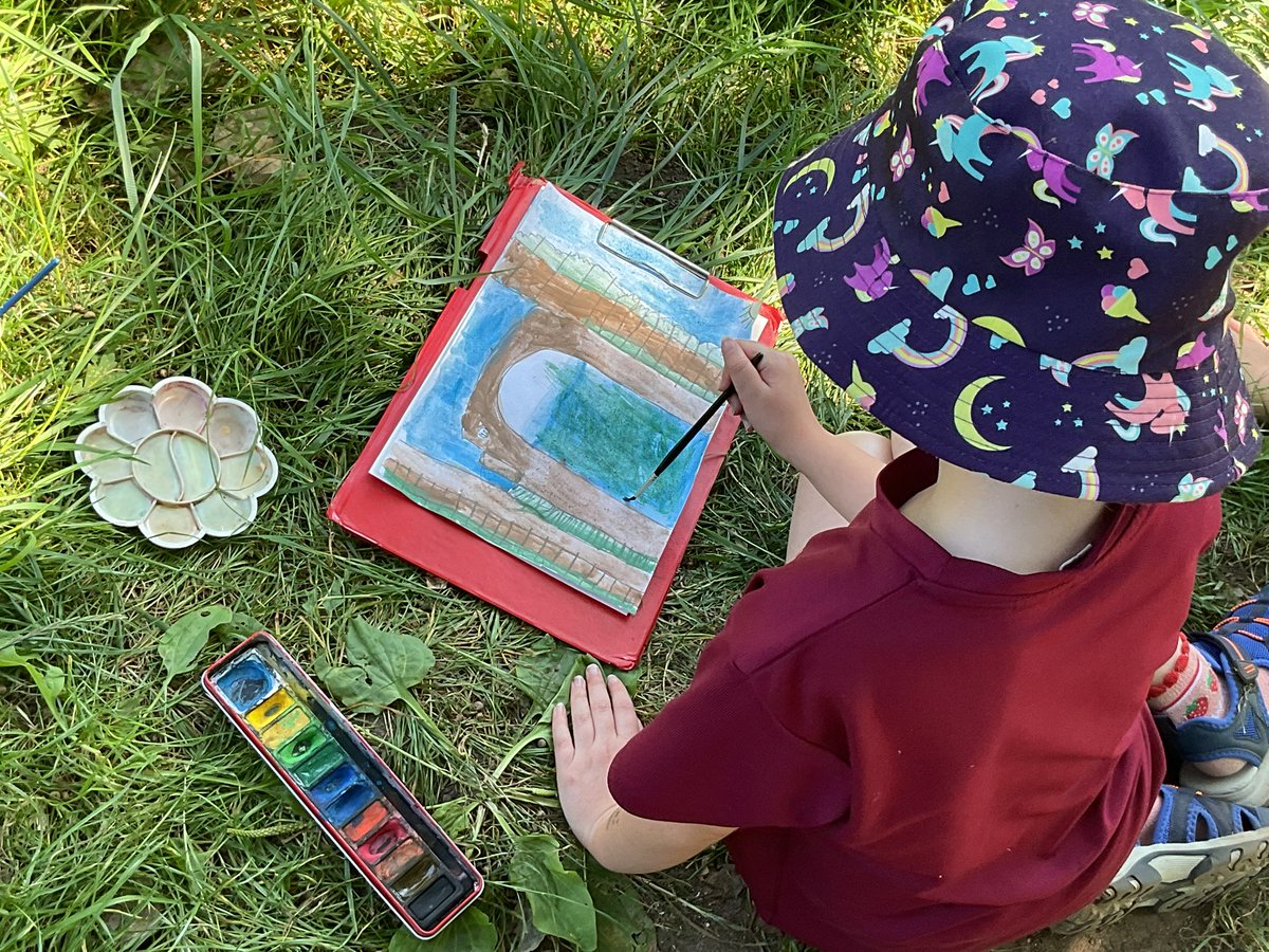 PDA_Y2's tweet image. More of our Parbold local canal paintings. #pdaart #pdajoy #pdacommunity