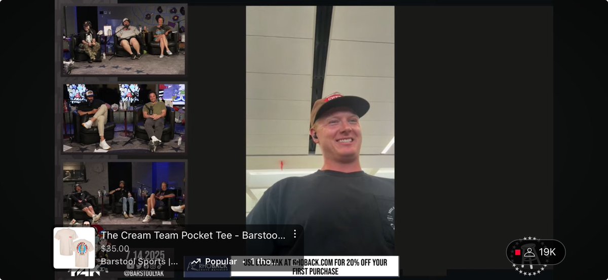 What a day, can’t believe I was apart of history <a href="/BarstoolBigCat/">Big Cat</a> <a href="/BarstoolYak/">The Yak</a>