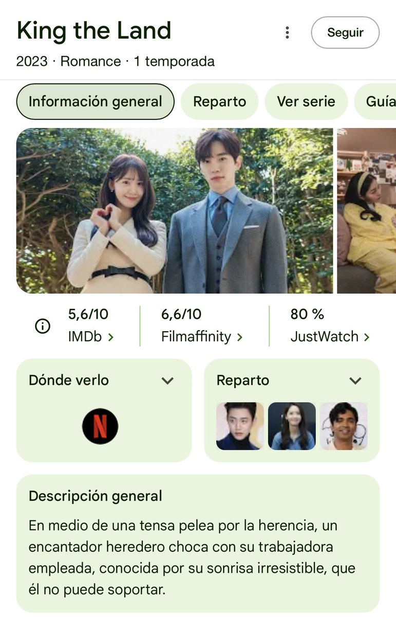 86Monik37's tweet image. Estoy viendo la serie #KingTheLand serie #SurCoreana voy por el capítulo 8 , me está divirtiendo y gustando mucho jajaja