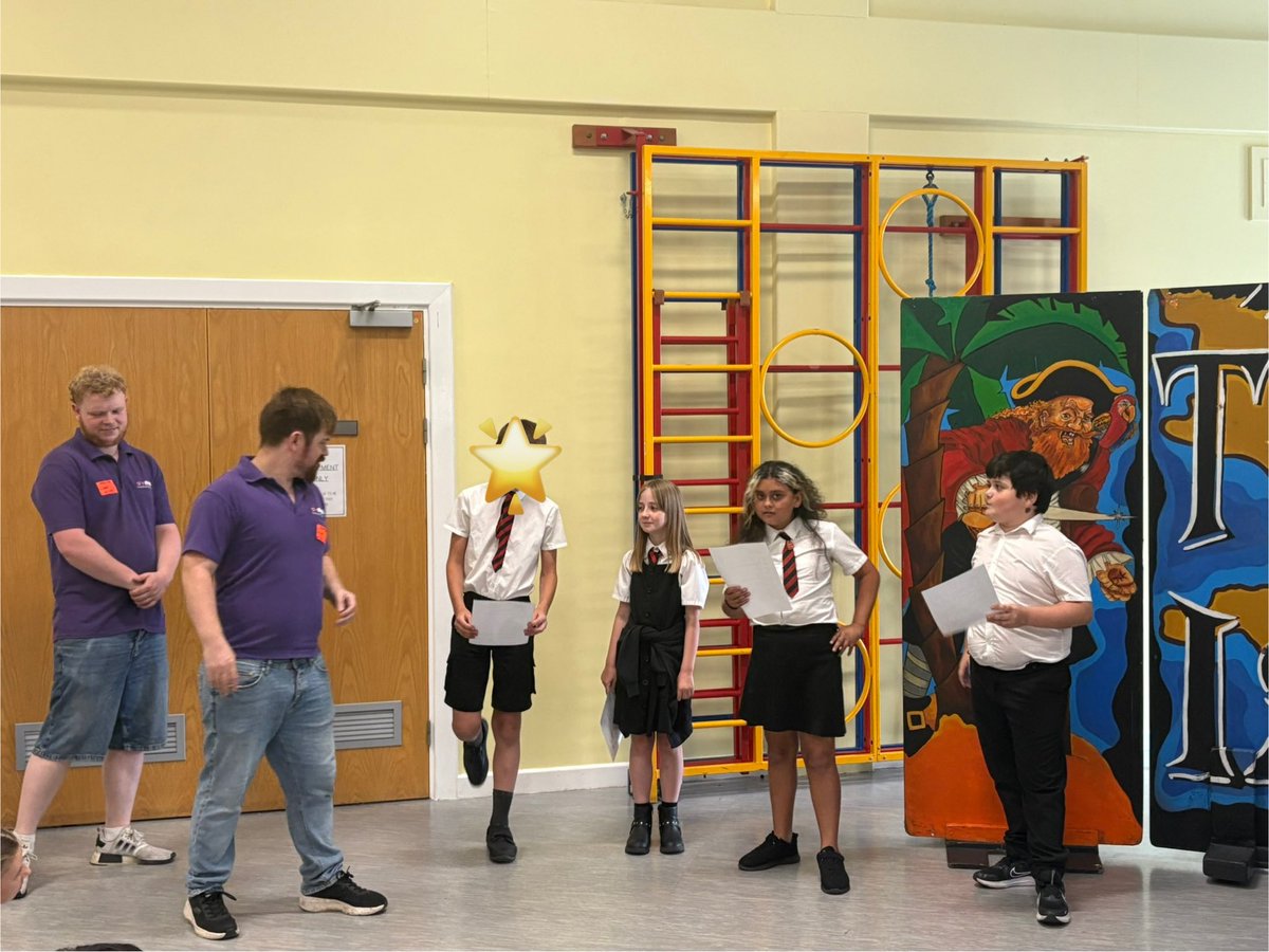 We loved watching Treasure Island today! 🏴‍☠️ Year 6 also had a fantastic workshop afterwards. Thank you M&amp;M Theatrical Productions for a brilliant end of term treat!