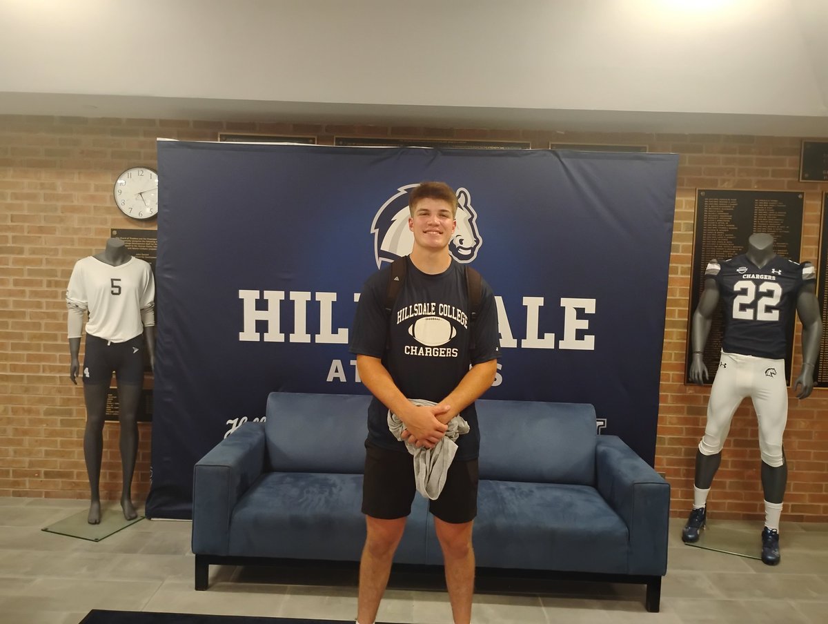 Matthew McIlroy (@ilroy8_mc) on Twitter photo Thank you to <a href="/Hillsdale/">Hillsdale College</a> for the great tour. I really loved the campus and the Football program. Thank you also to <a href="/CoachSOtterbein/">Steve Otterbein</a>, <a href="/CoachShreff/">Nate Shreffler</a>, and Coach Lindley for running a great camp. Proud to say I jumped a 9'1'' on broad jump. Thank you to <a href="/Hillsdale/">Hillsdale College</a> for the great tour. I really loved the campus and the Football program. Thank you also to <a href="/CoachSOtterbein/">Steve Otterbein</a>, <a href="/CoachShreff/">Nate Shreffler</a>, and Coach Lindley for running a great camp. Proud to say I jumped a 9'1'' on broad jump.