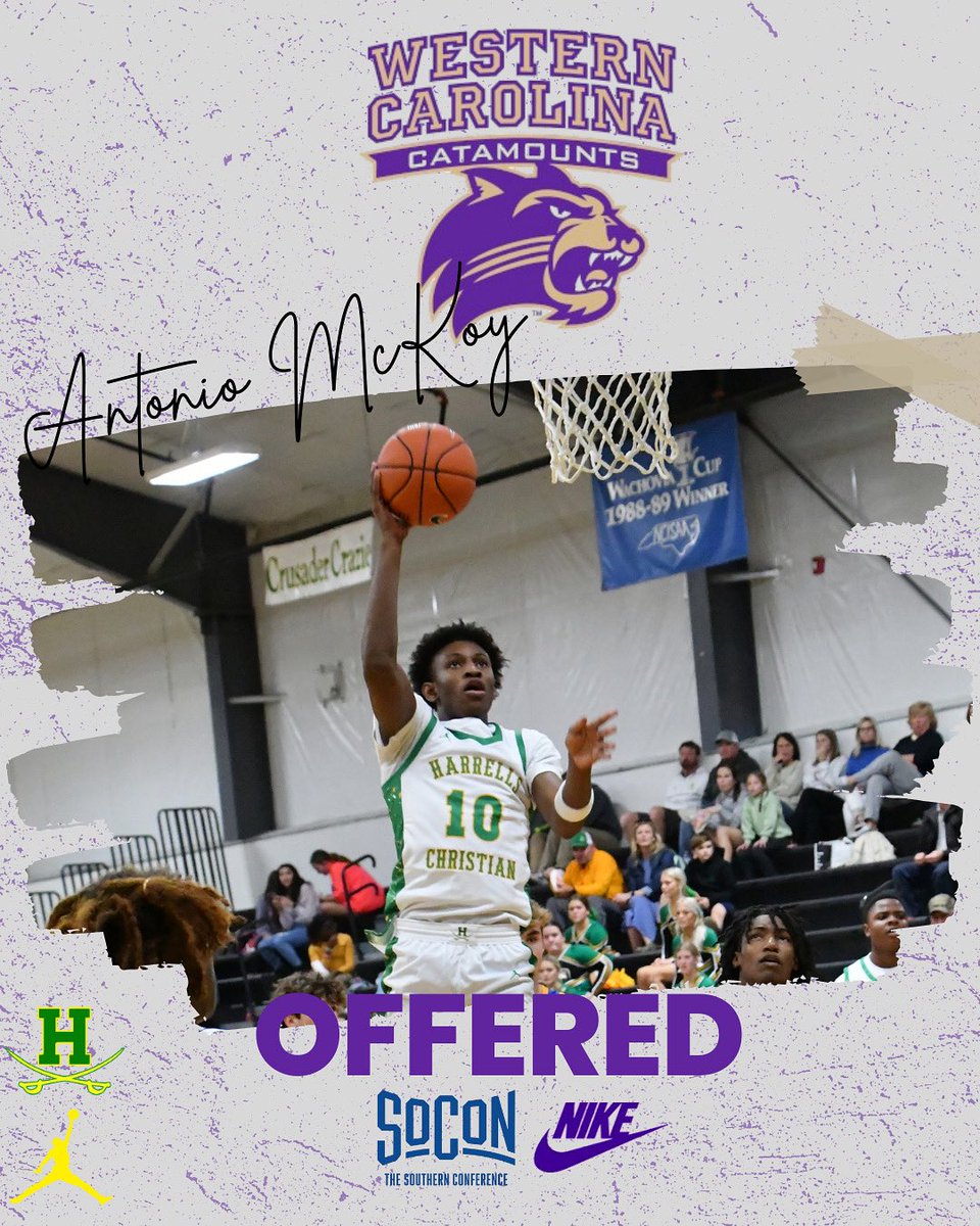 Congratulations to <a href="/AntonioMckoy7/">Antonio Mckoy</a> on his offer from <a href="/CatamountMBB/">Western Carolina Basketball</a> #DefendEeboundRun <a href="/CoachDreGray/">Andre Gray</a>