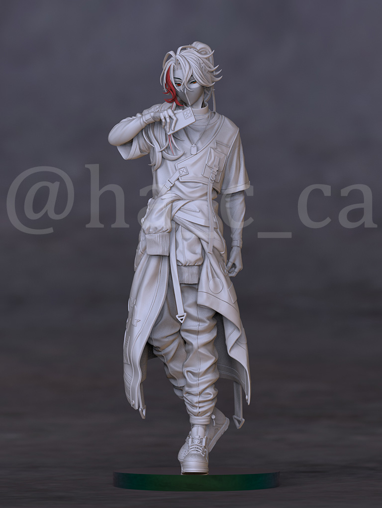 個人的な趣味の造形で、にじさんじの魁星さんを作りました。新衣装紹介