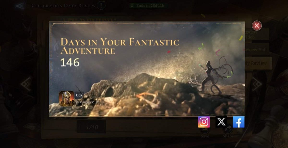 CVJason's tweet image. Check out my Watcher of Realms highlight stats!
▼Tap to download the game and view your peak stats. Get Anniversary Celebration rewards including 100+ pulls and more!
#WOR2Year #MyWORJourney #WatcherofRealms
watcherofrealms.com