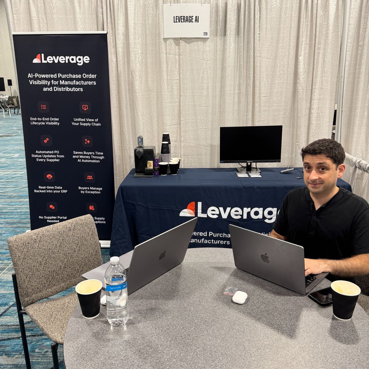 Live from Orlando at the Affiliated Distributors Functional Success Summit! 💥

Booth 229 is the place to see how Leverage AI slashes PO follow-ups and lights up real-time supply-chain visibility.

Swing by and chat with Nadav and Andrew

#ADSummit #SupplyChain #Manufacturing #AI