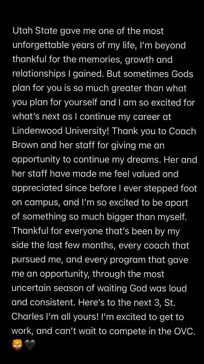 Excited to get to work in St. Charles 🦁🖤 #committed