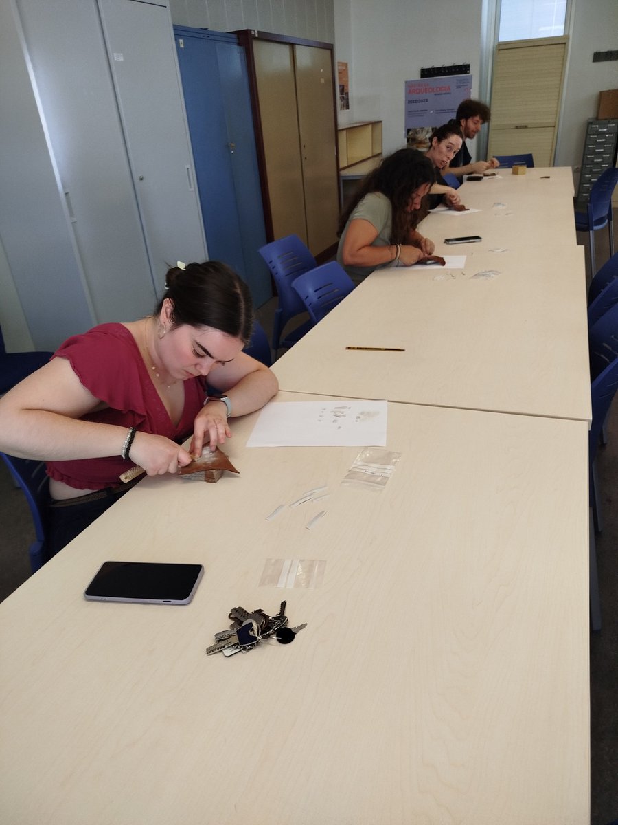 Programa experimental para la fabricación de proyectiles geométricos del Mesolítico en el marco del proyecto EVOLMED y con la colaboración del proyecto de innovación docente MULTI-METARQ