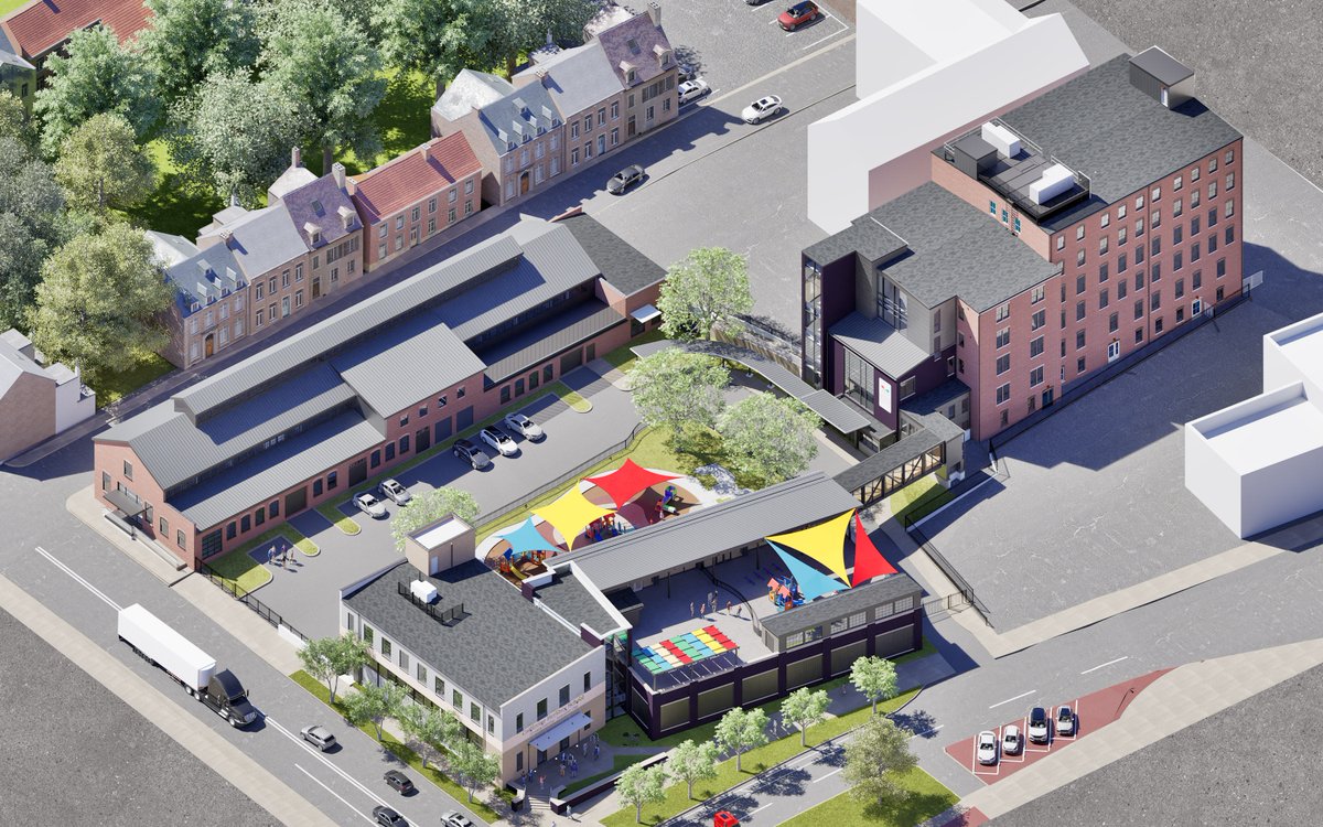 A new rendering offers a glimpse into the vision for CHS Lancaster City, designed to nurture children and support families, with all costs covered.

See the vision: bit.ly/45LQDg1