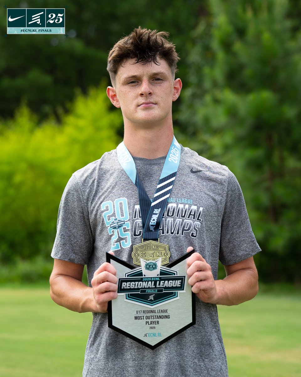 Congrats to U17 ECNL Regional League Player of the Match, Connor Williams #ECNLRLFinals
