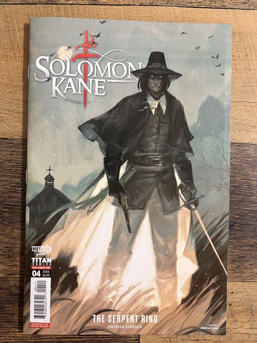 bkthd's tweet image. Solomon Kane: The Serpent Ring #4. Great conclusion to the adventure. Kane struggles to rejoin the group as they reach the nest & treasure they hunt. Overall a really enjoyable series with beautiful art. Good cast with distinct motivations. @PatrickZircher @ComicsTitan #comics