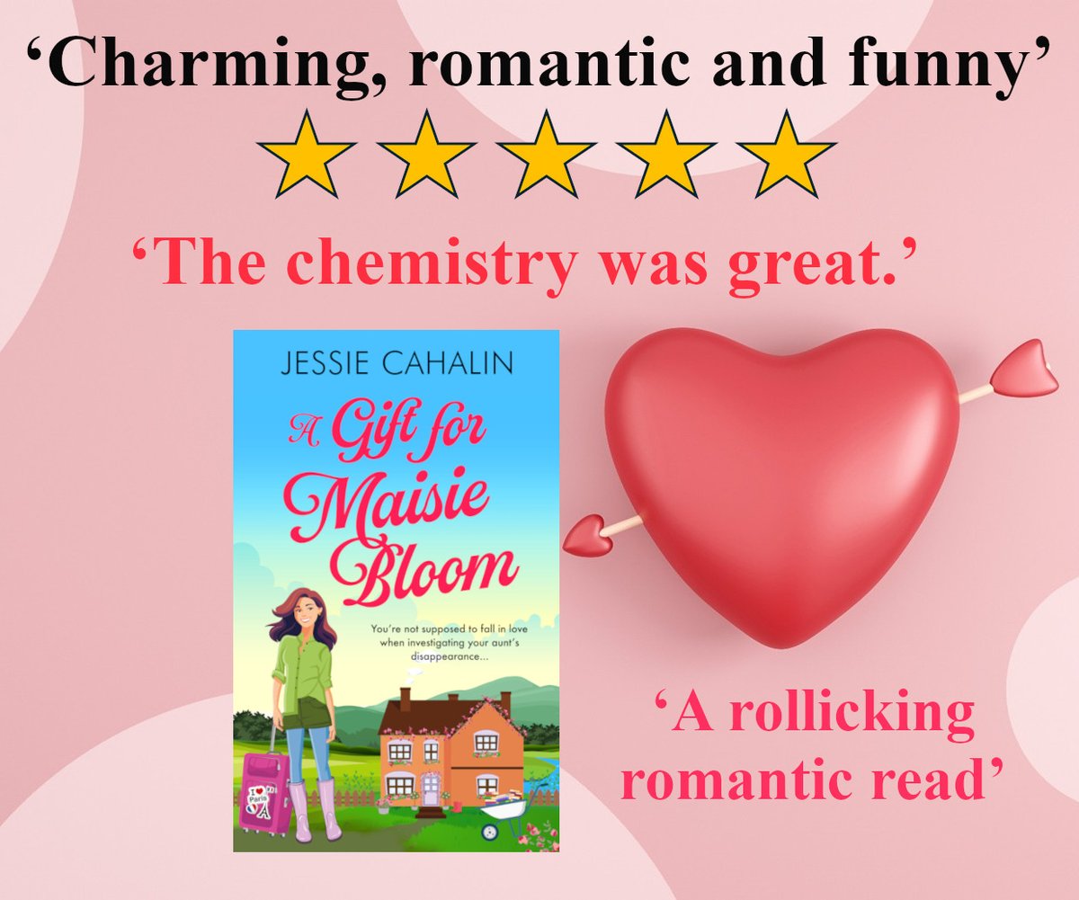 'A 🎁Gift for Maisie Bloom 💐is Bridget Jones meets Miss Marple'  
🤣Humour  
💘Two love interests  
🇬🇧Yorkshire village and Paris  🇫🇷
🕵️Mystery 
tinyurl.com/myjndpzz
#TuesNews@RNAtweets
