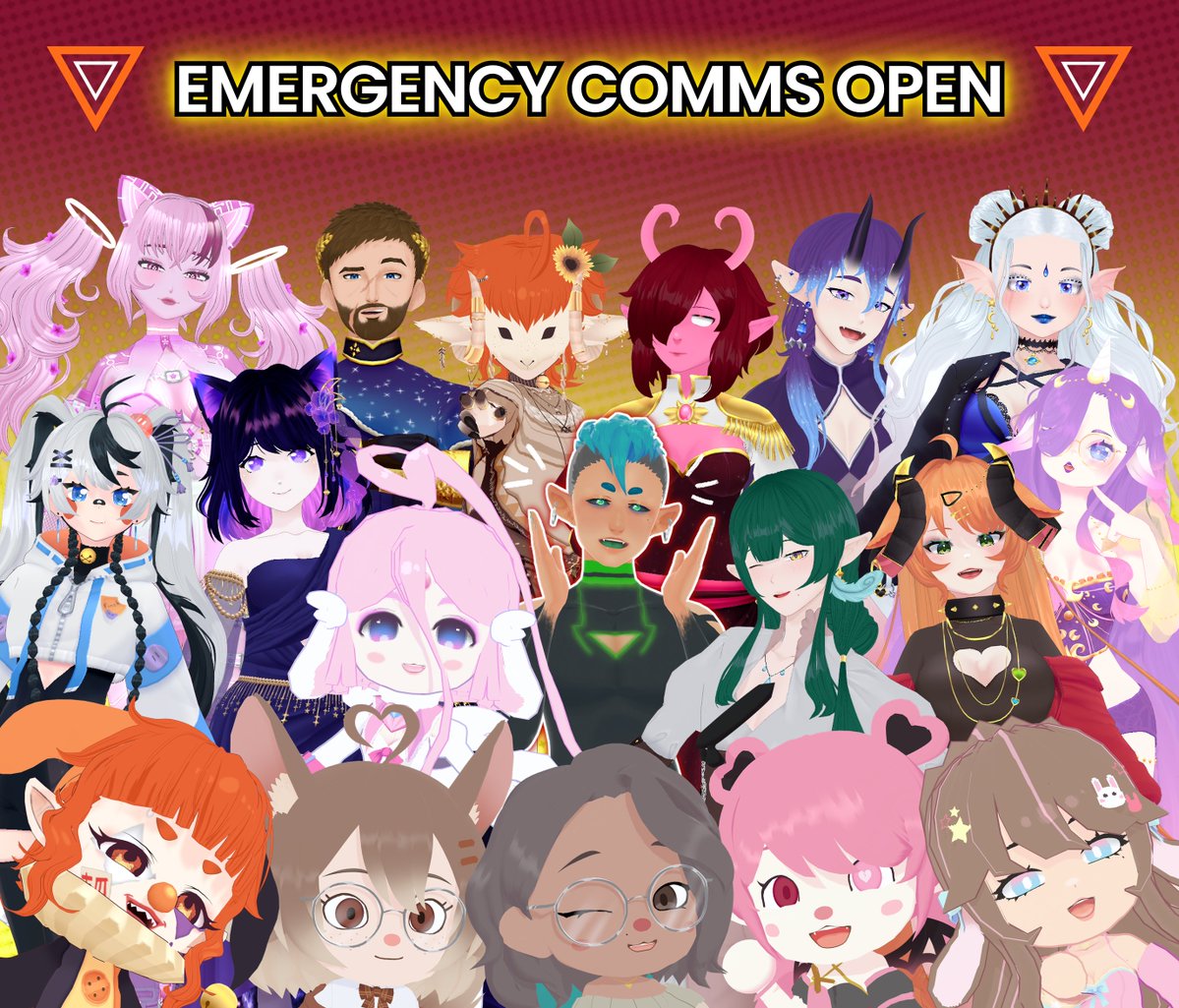 LUK4streams's tweet image. ✨💫 Emergency commissions are open! 💫✨
vgen.co/LUK4
-10% on EVERYTHING!! I need to pay my physiotherapy for the next couple months 🥹
💙 and 🔁 are very appreciated~
#VGenOpen #LUK4comm #VRoid