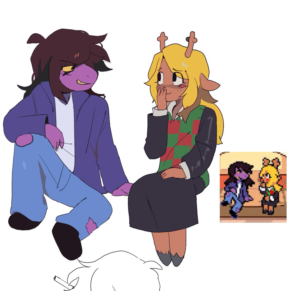 norantry's tweet image. to jogando de novo deltarune e os personagens simplesmente não saem da minha cabeça
#suselle